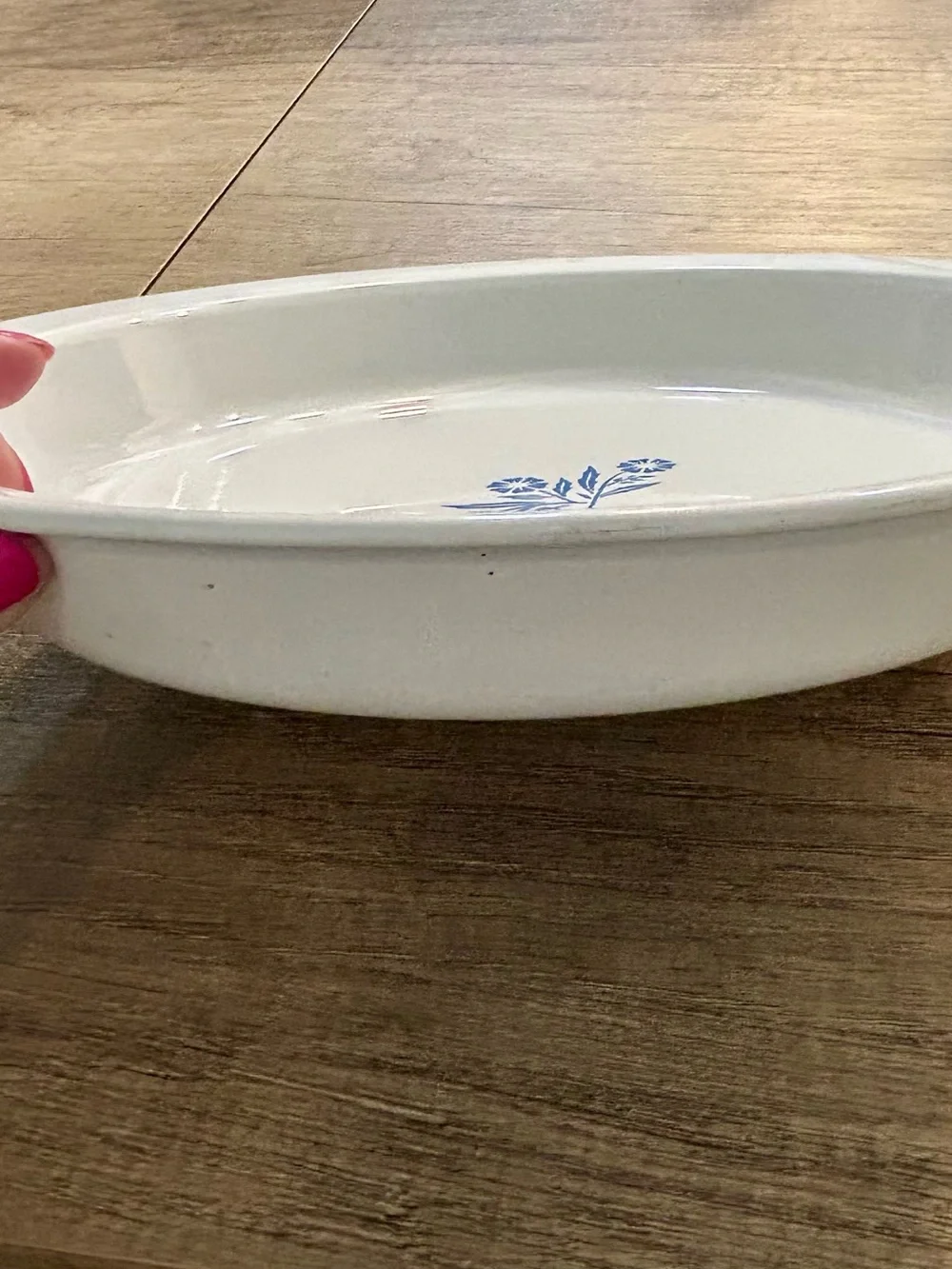 Vintage Corelle Cornflower Blue Pie Plate